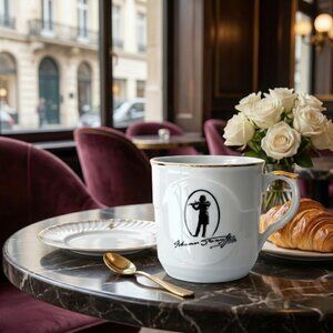 RARE Meinl Strauss Czech Porcelain Mug